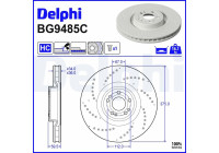 Bromsskiva BG9485C Delphi