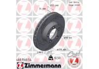 Bromsskiva BLACK Z 460.1560.54 Zimmermann