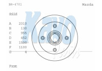 Bromsskiva BR-4701 Kavo parts