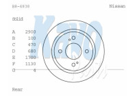 Bromsskiva BR-6738 Kavo parts