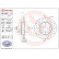Bromsskiva BREMBO XTRA LINE 08.9511.1X, miniatyr 3