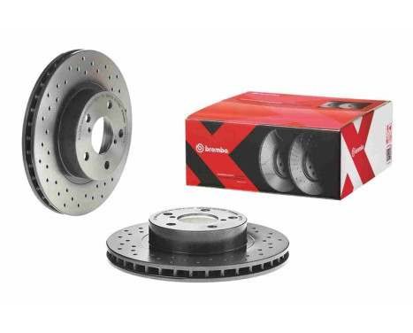 Bromsskiva BREMBO XTRA LINE 09.5673.1X, bild 3