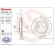 Bromsskiva BREMBO XTRA LINE 09.A761.1X, miniatyr 2