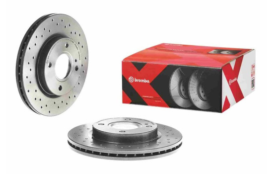 Bromsskiva BREMBO XTRA LINE 09.A968.2X, bild 2