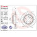 Bromsskiva BREMBO XTRA LINE 09.B338.2X, miniatyr 2
