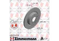 Bromsskiva COAT Z 400.5543.20 Zimmermann
