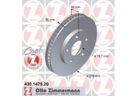 Bromsskiva COAT Z 430.1479.20 Zimmermann