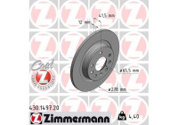 Bromsskiva COAT Z 430.1497.20 Zimmermann