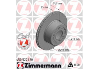 Bromsskiva COAT Z 450.5221.20 Zimmermann