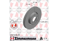 Bromsskiva COAT Z 450.5226.20 Zimmermann