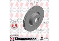 Bromsskiva COAT Z 450.5230.20 Zimmermann
