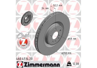 Bromsskiva COAT Z 460.4514.20 Zimmermann