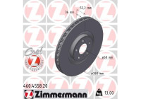 Bromsskiva COAT Z 460.4558.20 Zimmermann