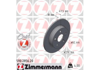 Bromsskiva COAT Z 590.2856.20 Zimmermann