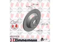 Bromsskiva COAT Z 610.3713.20 Zimmermann