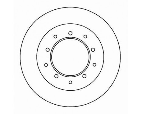 Bromsskiva COATED 15616 ABS