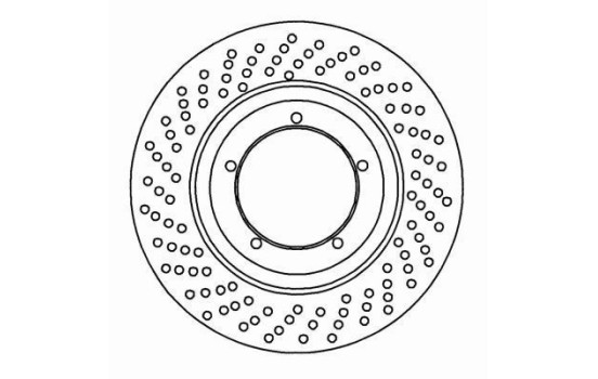 Bromsskiva COATED 15807 ABS