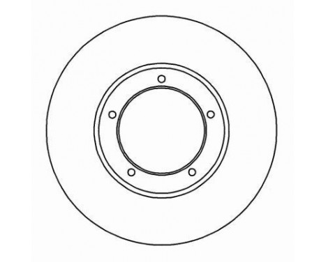 Bromsskiva COATED 15827 ABS