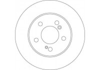 Bromsskiva COATED 17107 ABS