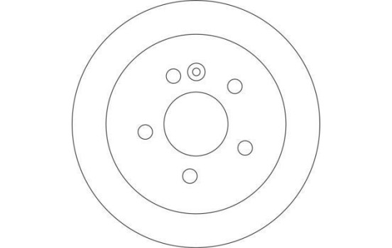 Bromsskiva COATED 17108 ABS