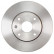 Bromsskiva COATED 18051 ABS