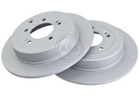 Bromsskiva COATED 18570 ABS