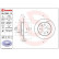 Bromsskiva COATED DISC LINE 08.9081.31 Brembo, miniatyr 2