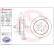 Bromsskiva COATED DISC LINE 08.A111.11 Brembo, miniatyr 3