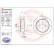 Bromsskiva COATED DISC LINE 08.A331.11 Brembo, miniatyr 3
