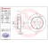 Bromsskiva COATED DISC LINE 08.A335.11 Brembo, miniatyr 3