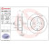 Bromsskiva COATED DISC LINE 08.A600.11 Brembo, miniatyr 3