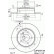 Bromsskiva COATED DISC LINE 08.A737.11 Brembo, miniatyr 3