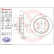 Bromsskiva COATED DISC LINE 08.A871.11 Brembo, miniatyr 3