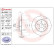 Bromsskiva COATED DISC LINE 08.B357.11 Brembo, miniatyr 3