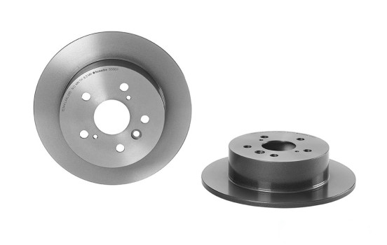 Bromsskiva COATED DISC LINE 08.B566.11 Brembo
