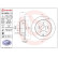Bromsskiva COATED DISC LINE 08.B605.11 Brembo, miniatyr 3