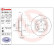 Bromsskiva COATED DISC LINE 08.B649.11 Brembo, miniatyr 2