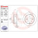 Bromsskiva COATED DISC LINE 08.B667.11 Brembo, miniatyr 2