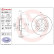 Bromsskiva COATED DISC LINE 08.D222.11 Brembo, miniatyr 2