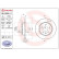 Bromsskiva COATED DISC LINE 08.D225.11 Brembo, miniatyr 2