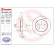 Bromsskiva COATED DISC LINE 08A53431 Brembo, miniatyr 2