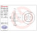 Bromsskiva COATED DISC LINE 08A53431 Brembo, miniatyr 3