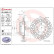 Bromsskiva COATED DISC LINE 09.8890.21 Brembo, miniatyr 3