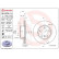 Bromsskiva COATED DISC LINE 09.9752.11 Brembo, miniatyr 3
