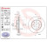 Bromsskiva COATED DISC LINE 09.9936.11 Brembo, miniatyr 3