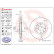 Bromsskiva COATED DISC LINE 09.A185.11 Brembo, miniatyr 3