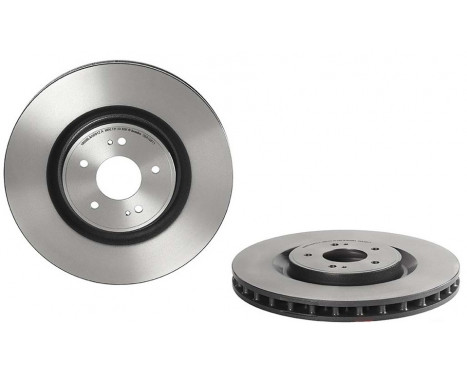 Bromsskiva COATED DISC LINE 09.A196.11 Brembo