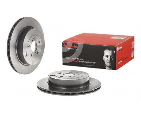 Bromsskiva COATED DISC LINE 09.A198.21 Brembo