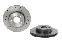 Bromsskiva COATED DISC LINE 09.A613.51 Brembo