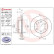 Bromsskiva COATED DISC LINE 09.A634.11 Brembo, miniatyr 3